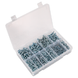 Sealey AB063STPH Zinc Plated Self-Tapping Pan Head Pozi Screw Assortment 700pc - DIN 7981CZ