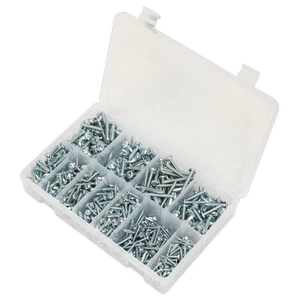 Sealey AB063STPH Zinc Plated Self-Tapping Pan Head Pozi Screw Assortment 700pc - DIN 7981CZ - additional view 3