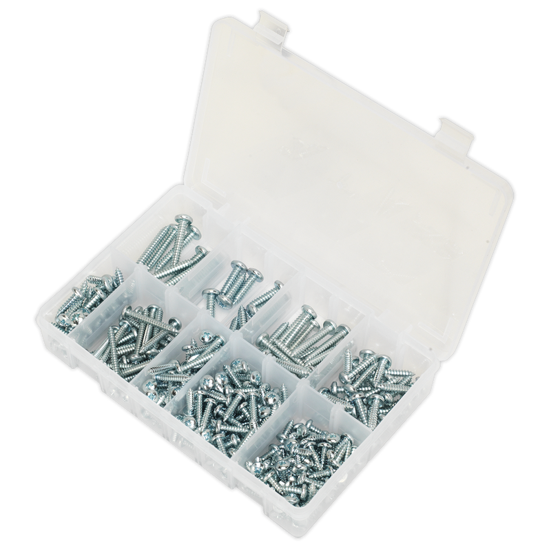 Sealey AB064STPP Zinc Plated Self-Tapping Pan Head Pozi Screw Assortment 305pc - DIN 7981CZ - additional view 3
