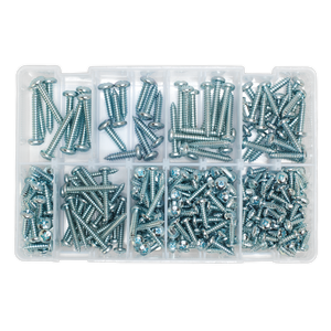 Sealey AB064STPP Zinc Plated Self-Tapping Pan Head Pozi Screw Assortment 305pc - DIN 7981CZ - additional view 4