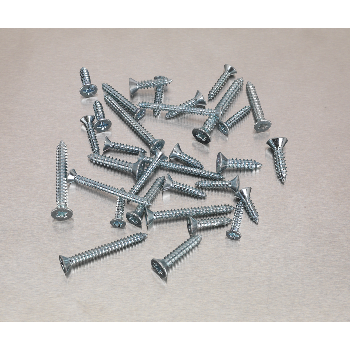Sealey AB065STCP Zinc Plated Self-Tapping Countersunk Pozi Screw Assortment 600pc - additional view 2