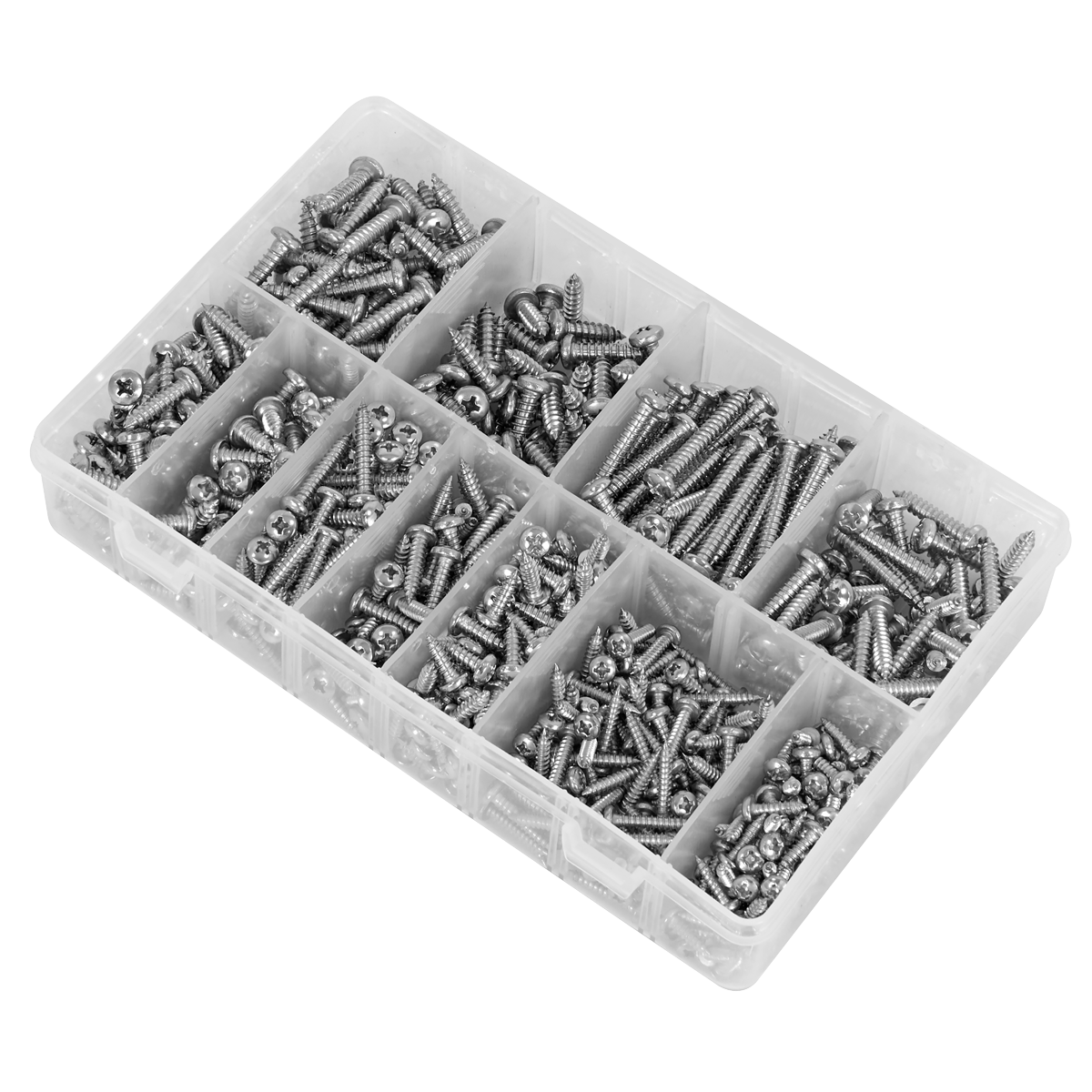 Sealey AB0700SSST Stainless Steel Self-Tapping Screw Assortment 700pc - additional view 3