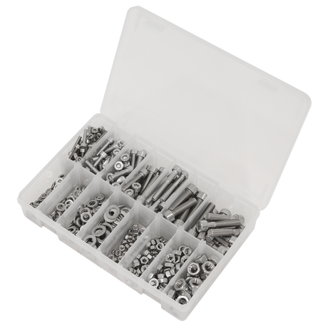 Sealey AB0710SS Stainless Steel Hex Socket Bolt, Washer & Nut Assortment 710pcs - additional view 2