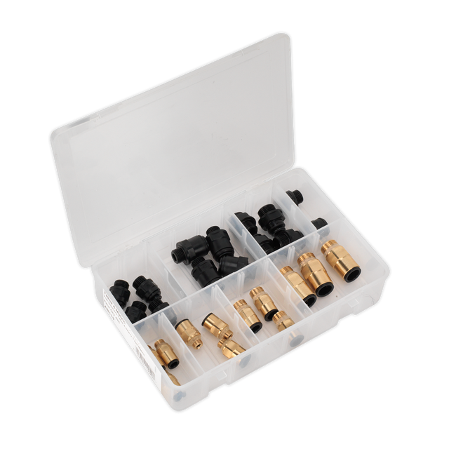 Sealey AB072JG Metric/Imperial John Guest® Thread Adaptor Assortment 30pc