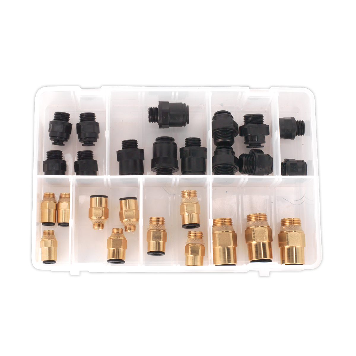 Sealey AB072JG Metric/Imperial John Guest® Thread Adaptor Assortment 30pc - additional view 2