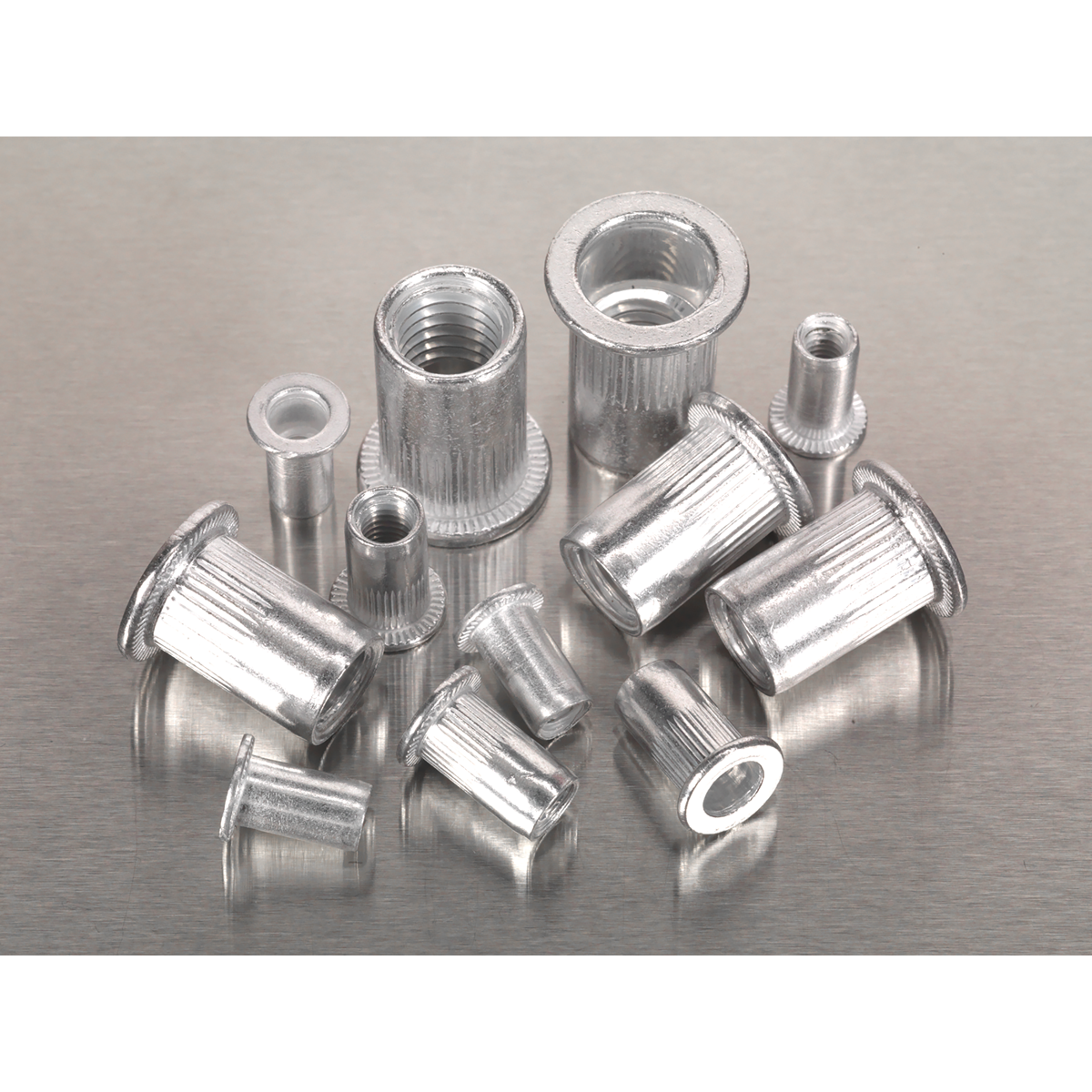Sealey AB073TI Threaded Insert (Rivet Nut) Splined Assortment M4-M8 200pc - additional view 6