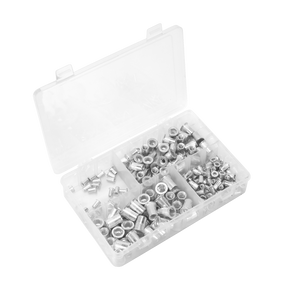 Sealey AB073TI Threaded Insert (Rivet Nut) Splined Assortment M4-M8 200pc