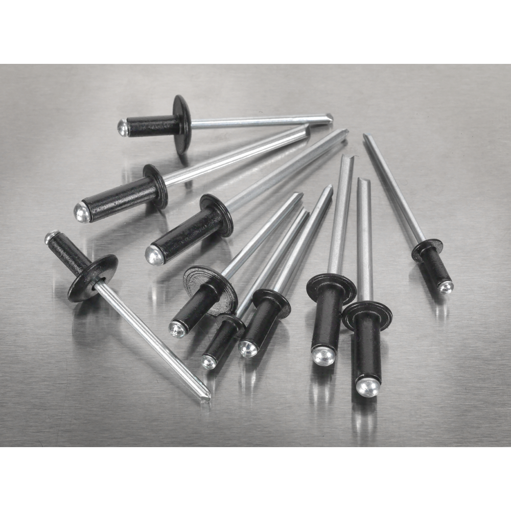 Sealey AB074BR Black Anodised Rivet Assortment 200pc - additional view 6