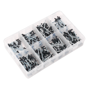 Sealey AB074BR Black Anodised Rivet Assortment 200pc - additional view 4