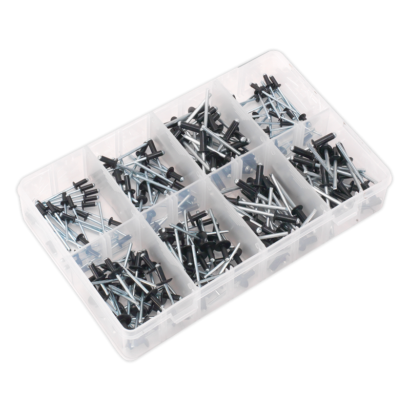 Sealey AB074BR Black Anodised Rivet Assortment 200pc - additional view 4