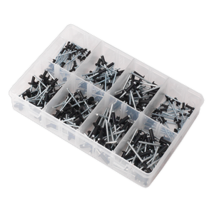 Sealey AB074BR Black Anodised Rivet Assortment 200pc - additional view 5