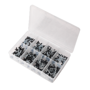Sealey AB074BR Black Anodised Rivet Assortment 200pc - additional view 2