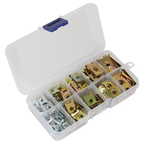 Sealey AB074SN Spire Nut Assortment 74pc