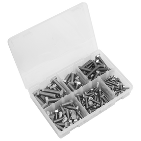 Sealey AB078SS Stainless Steel Setscrew Assortment M5-M10 150pc