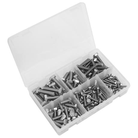 Sealey AB078SS Stainless Steel Setscrew Assortment M5-M10 150pc
