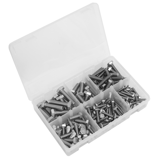 Sealey AB078SS Stainless Steel Setscrew Assortment M5-M10 150pc