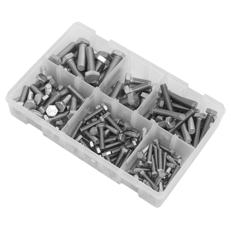 Sealey AB078SS Stainless Steel Setscrew Assortment M5-M10 150pc - additional view 4