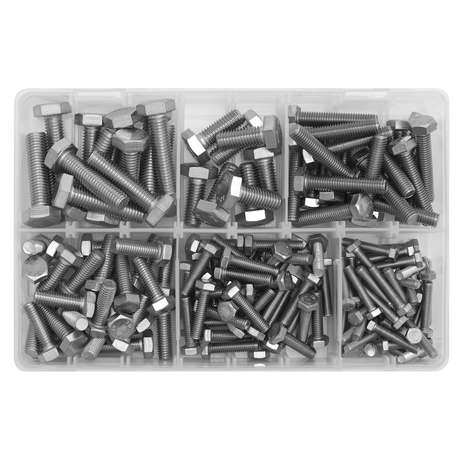 Sealey AB078SS Stainless Steel Setscrew Assortment M5-M10 150pc - additional view 2