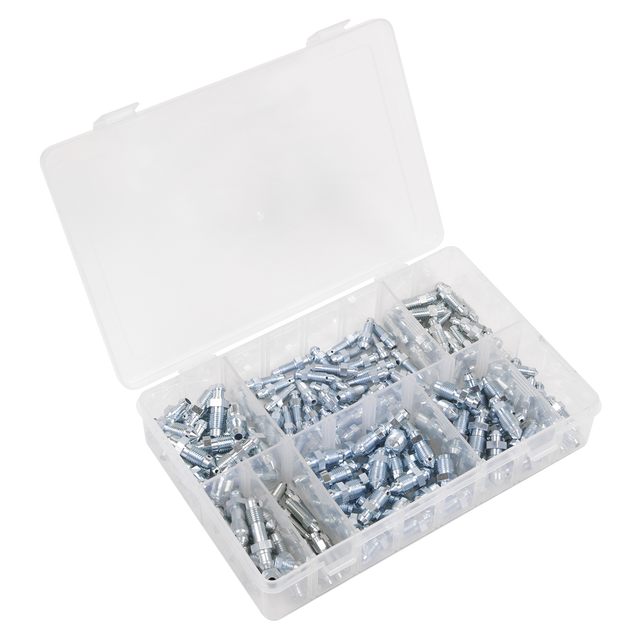 Sealey AB160BN Bleed Nipple Assortment 160pc