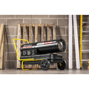 Sealey AB1850DV Dual Voltage Space Warmer® Kerosene/Diesel Heater with Wheels 185,000Btu/hr(55kW) - additional view 8