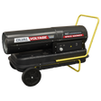 Sealey AB1850DV Dual Voltage Space Warmer® Kerosene/Diesel Heater with Wheels 185,000Btu/hr(55kW)