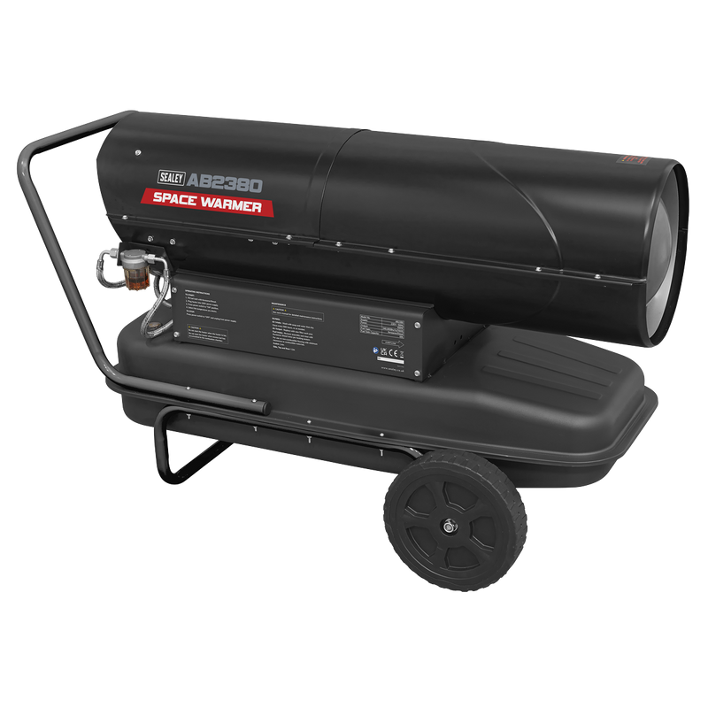 Sealey AB2380 Space Warmer® Kerosene/Diesel Heater with Wheels 240,000Btu/hr - additional view 7