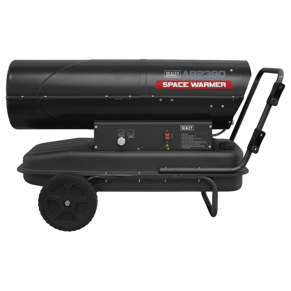 Sealey AB2380 Space Warmer® Kerosene/Diesel Heater with Wheels 240,000Btu/hr - additional view 2