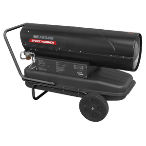 Sealey AB3412 Space Warmer® Kerosene/Diesel Heater with Wheels 340,000Btu/hr - additional view 2