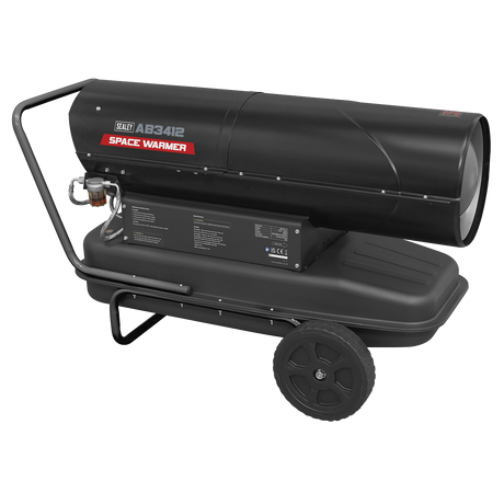 Sealey AB3412 Space Warmer® Kerosene/Diesel Heater with Wheels 340,000Btu/hr - additional view 2