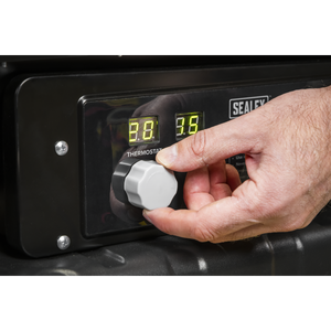 Sealey AB500DV Dual Voltage Kerosene/Diesel Space Warmer® Heater with Wheels 50,000Btu/hr - additional view 9