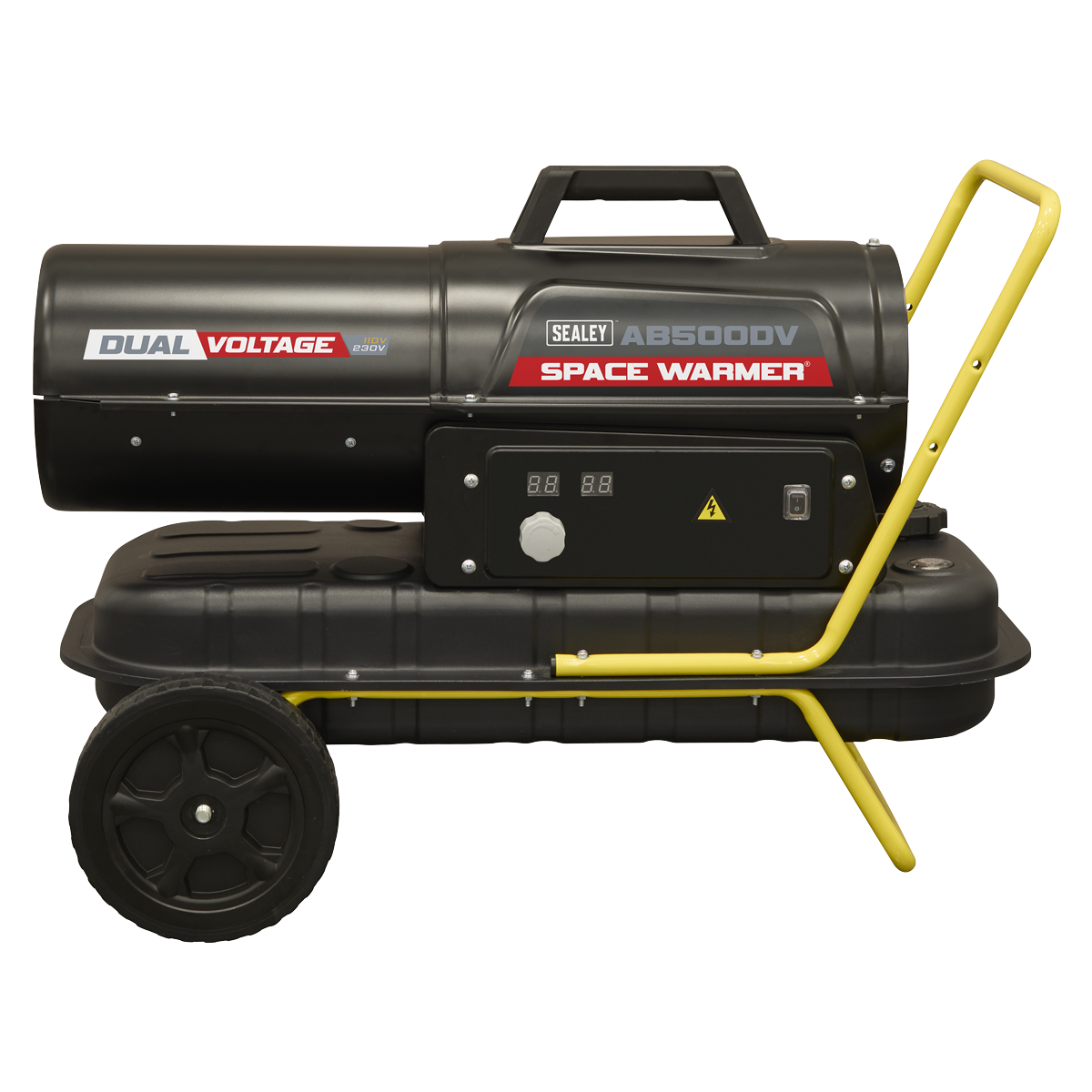 Sealey AB500DV Dual Voltage Kerosene/Diesel Space Warmer® Heater with Wheels 50,000Btu/hr - additional view 4