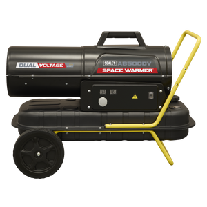 Sealey AB500DV Dual Voltage Kerosene/Diesel Space Warmer® Heater with Wheels 50,000Btu/hr - additional view 4