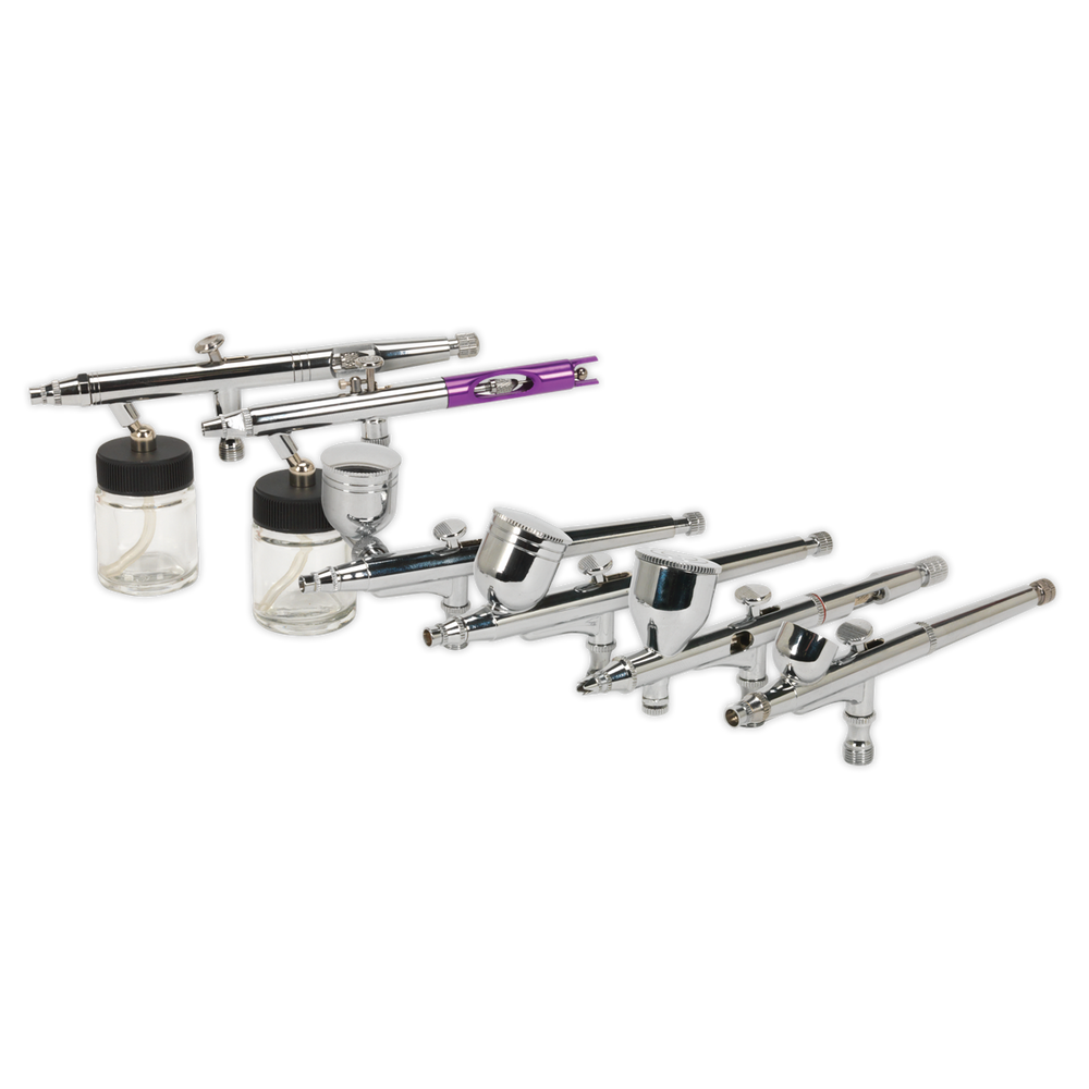 Sealey AB936 Mini Gravity/Suction Feed Air Brush Kit 10pc - additional view 4