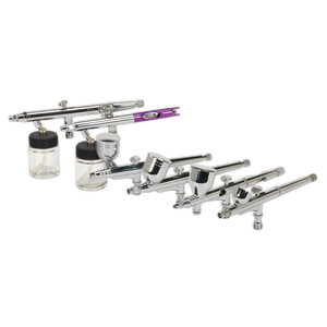 Sealey AB936 Mini Gravity/Suction Feed Air Brush Kit 10pc - additional view 4
