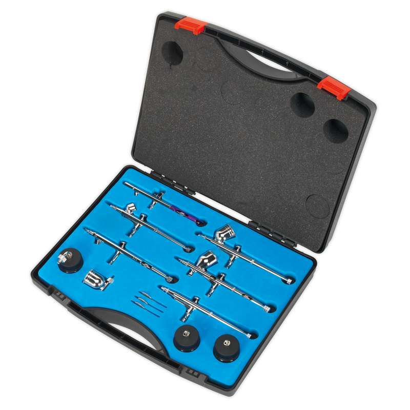 Sealey AB936 Mini Gravity/Suction Feed Air Brush Kit 10pc - additional view 5