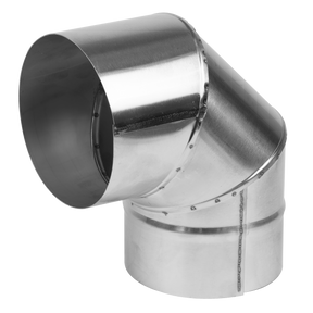 Sealey ABI1000AK3 Stainless Steel Exhaust/Flue 90° Bend for ABI600 & ABI1000 120mm