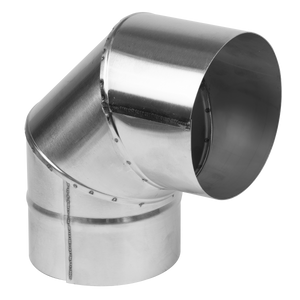 Sealey ABI1000AK3 Stainless Steel Exhaust/Flue 90° Bend for ABI600 & ABI1000 120mm - additional view 2
