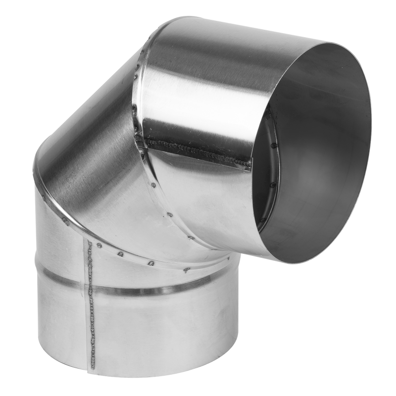 Sealey ABI1000AK3 Stainless Steel Exhaust/Flue 90° Bend for ABI600 & ABI1000 120mm - additional view 2