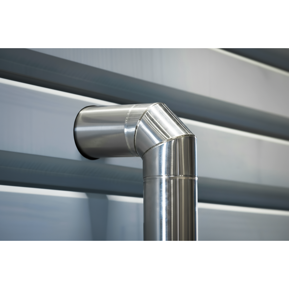 Sealey ABI1700AK3 Stainless Steel Exhaust/Flue 90° Bend for ABI1700 150mm - additional view 5