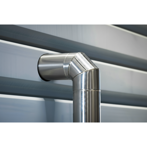 Sealey ABI1700AK3 Stainless Steel Exhaust/Flue 90° Bend for ABI1700 150mm - additional view 5