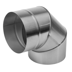 Sealey ABI1700AK3 Stainless Steel Exhaust/Flue 90° Bend for ABI1700 150mm
