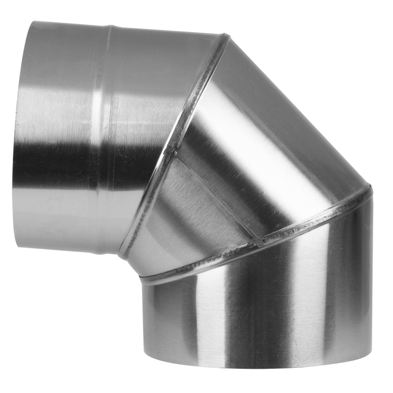 Sealey ABI1700AK3 Stainless Steel Exhaust/Flue 90° Bend for ABI1700 150mm - additional view 3