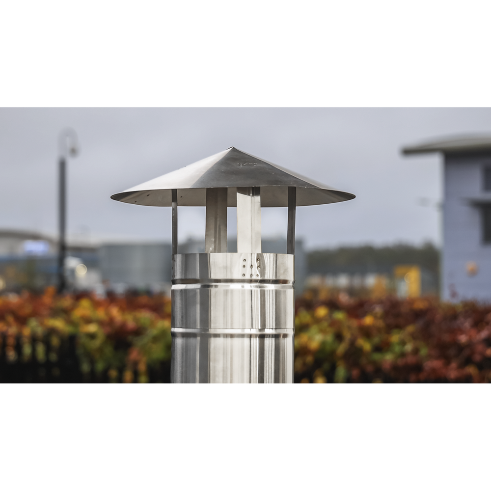 Sealey ABI1700AK4 Stainless Steel Exhaust/Flue Rain Cap for ABI1700 150mm - additional view 2