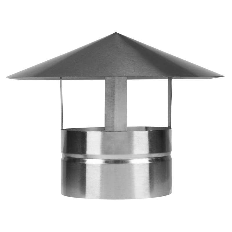 Sealey ABI1700AK4 Stainless Steel Exhaust/Flue Rain Cap for ABI1700 150mm - additional view 3
