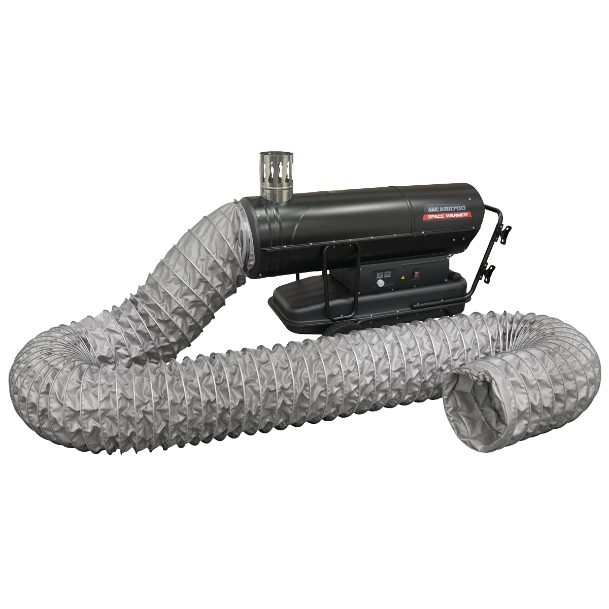 Sealey ABI1700COMBO Space Warmer® Indirect Kerosene/Diesel Heater 170,000Btu/hr with 5M Ducting