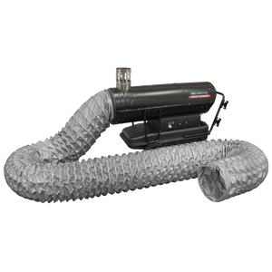 Sealey ABI1700COMBO Space Warmer® Indirect Kerosene/Diesel Heater 170,000Btu/hr with 5M Ducting