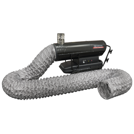 Sealey ABI1700COMBO Space Warmer® Indirect Kerosene/Diesel Heater 170,000Btu/hr with 5M Ducting