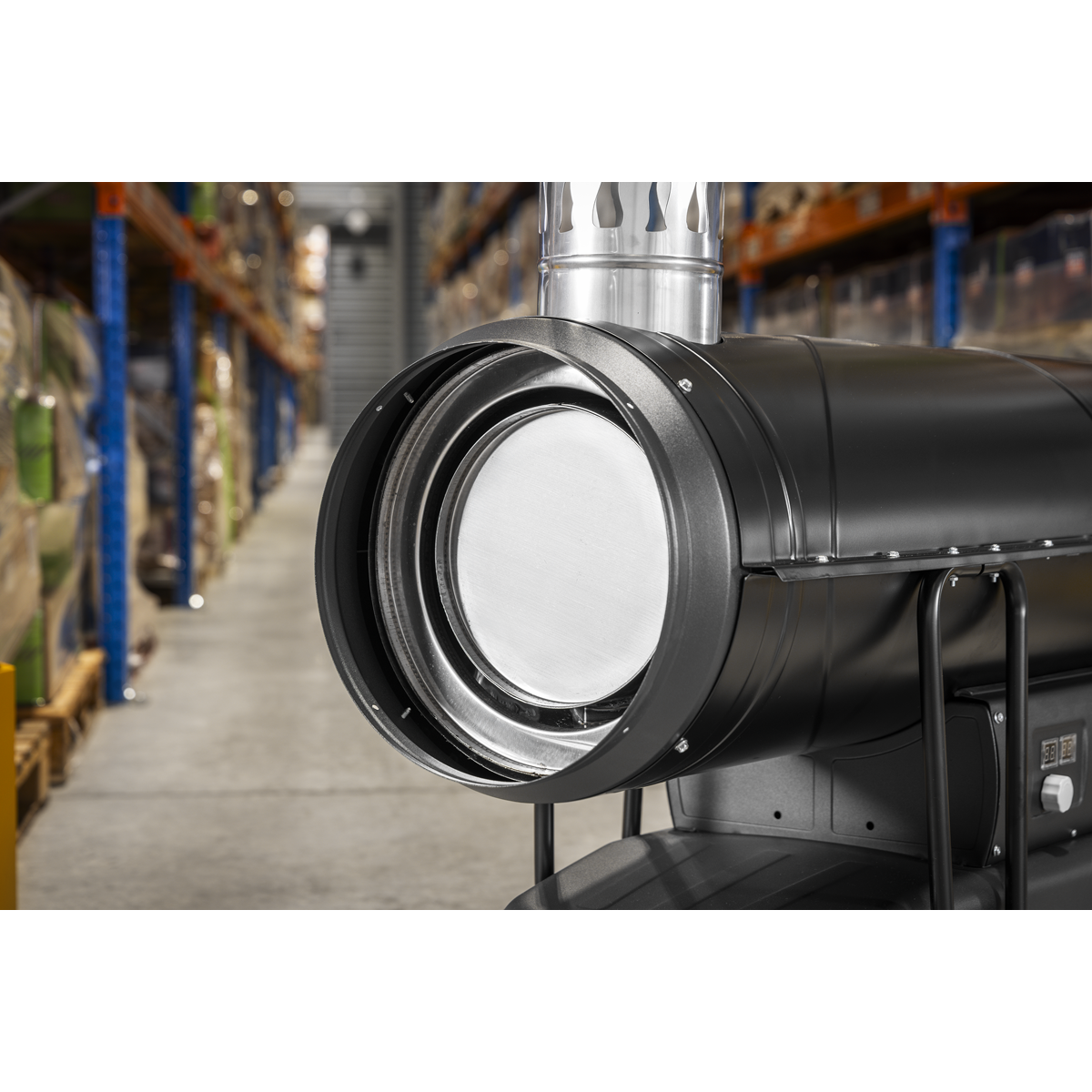 Sealey ABI1700 Space Warmer® Indirect Kerosene/Diesel Heater with Wheels 170,000Btu/hr - additional view 4
