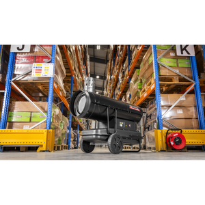 Sealey ABI1700 Space Warmer® Indirect Kerosene/Diesel Heater with Wheels 170,000Btu/hr - additional view 9