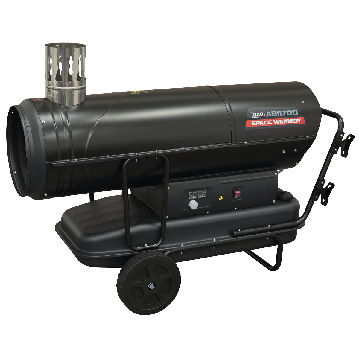 Sealey ABI1700 Space Warmer® Indirect Kerosene/Diesel Heater with Wheels 170,000Btu/hr